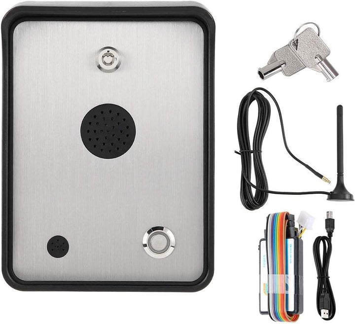 GSM Audio Intercom, Regenfester Zugangskontroller für Toröffner Edelstahl Zugangskontrollsystem, Inn