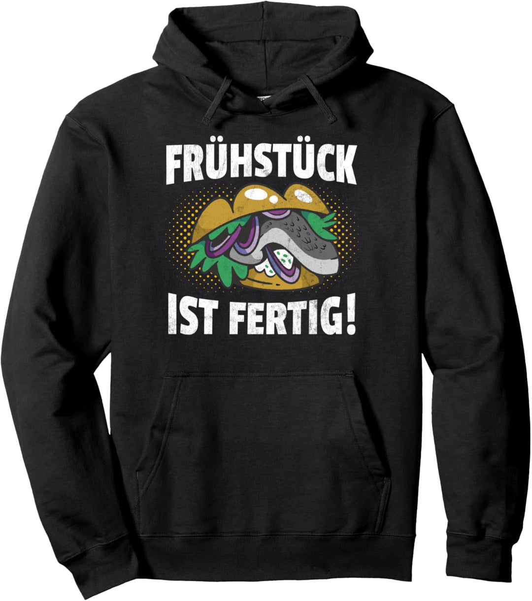 Fischbrötchen Frühstück ist fertig! - Fischbrötchen Pullover Hoodie