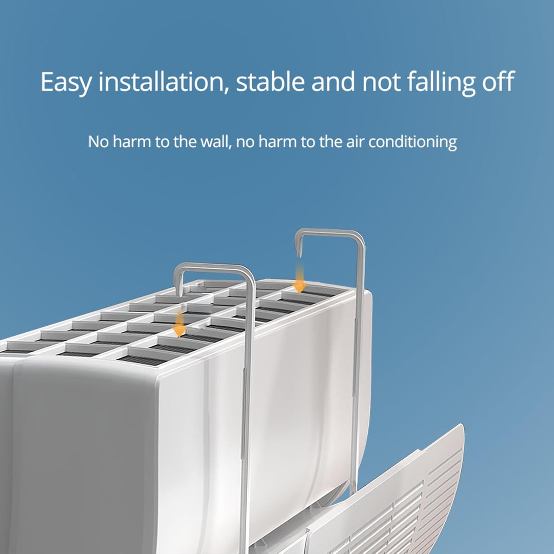 Klimaanlage Windabweiser Universal Klimaanlagen Deflektor Plastik Adjustable für Wandmontierte Klima