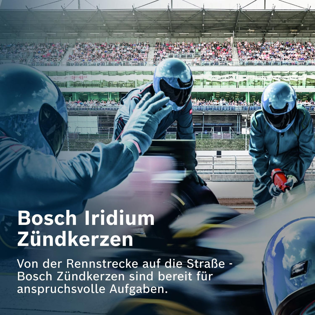 Bosch ZQR8SI302 (N41) - Zündkerzen Iridium - 4er Set Blister – 4er Set Single, Blister – 4er Set Sin