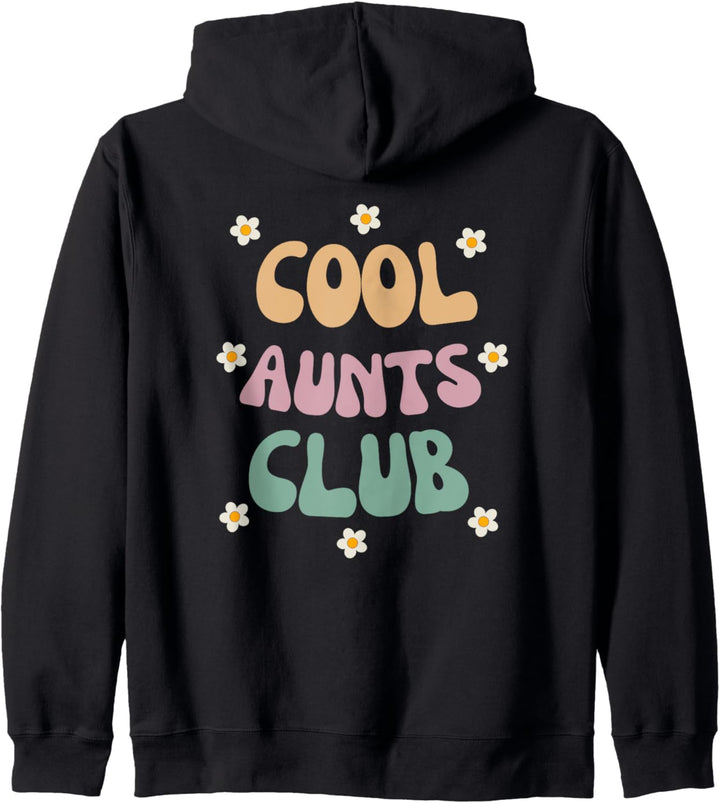 Floral Cool Aunts Club Retro Funty Auntie Again Kapuzenjacke