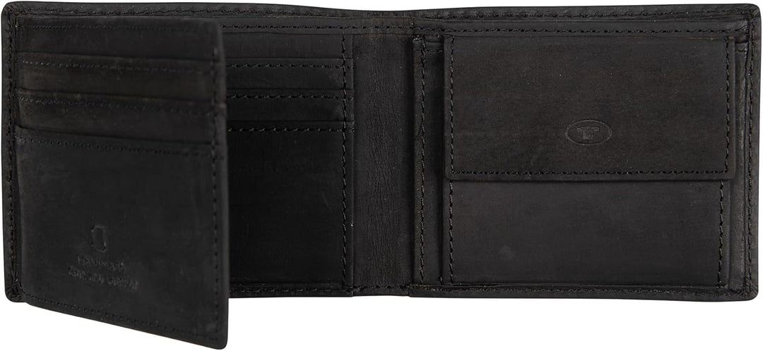 TOM TAILOR Herren Taschen & Geldbörsen Portemonnaie Ron, Schwarz