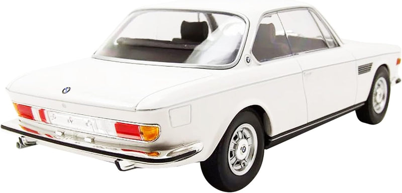 Minichamps 155028030-1:18 1968 BMW 2800 CS-White Collectible Miniaturauto