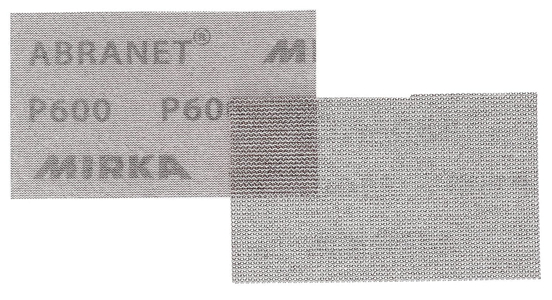 Mirka Abranet Netz-Schleifstreifen 81x133 mm Klett / Korn P600 / 50 Stk / zum Schleifen von Holz, Sp
