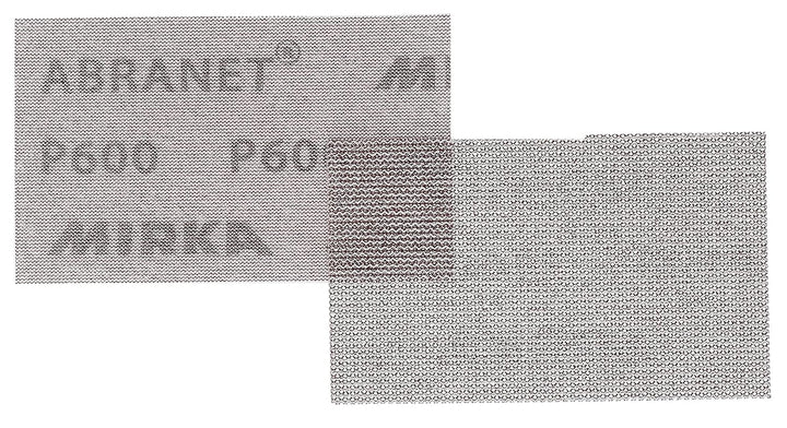 Mirka Abranet Netz-Schleifstreifen 81x133 mm Klett / Korn P600 / 50 Stk / zum Schleifen von Holz, Sp