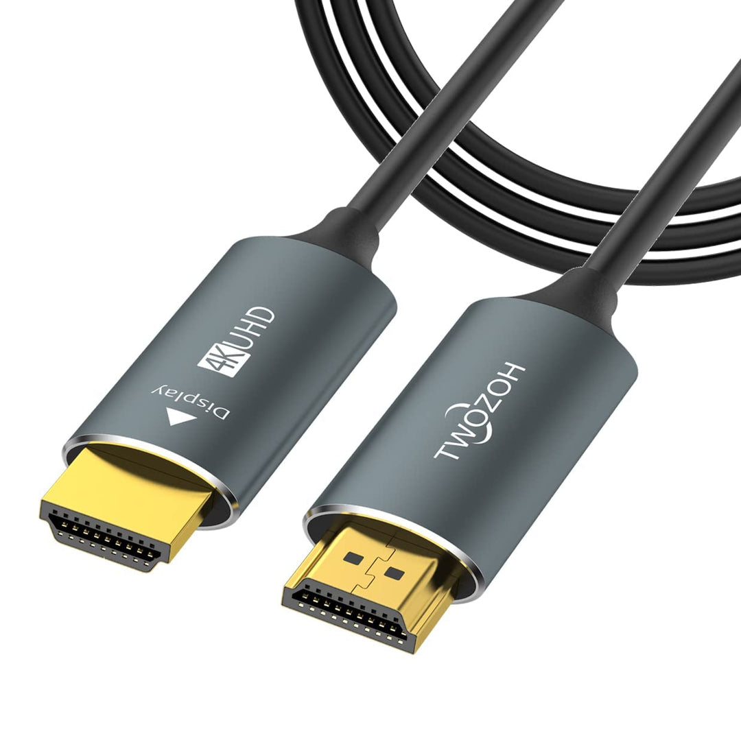 Twozoh HDMI Glasfaser Kabel 5M, HDMI Optisches Kabel 2.0 4K/60Hz (4:4:4 HDR10 HDCP2.2) 1440p 144Hz 1