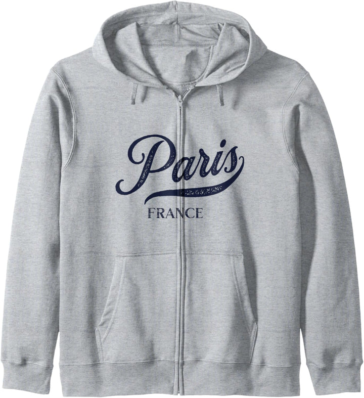 Retro Frankreich Stadt - Vintage Paris Kapuzenjacke