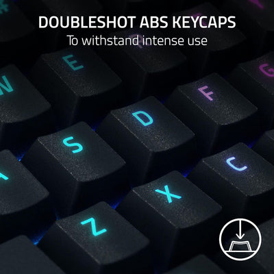 Razer BlackWidow V4 (Yellow Switch) - Mechanische Gaming-Tastatur mit Razer Chroma RGB (Mechanische