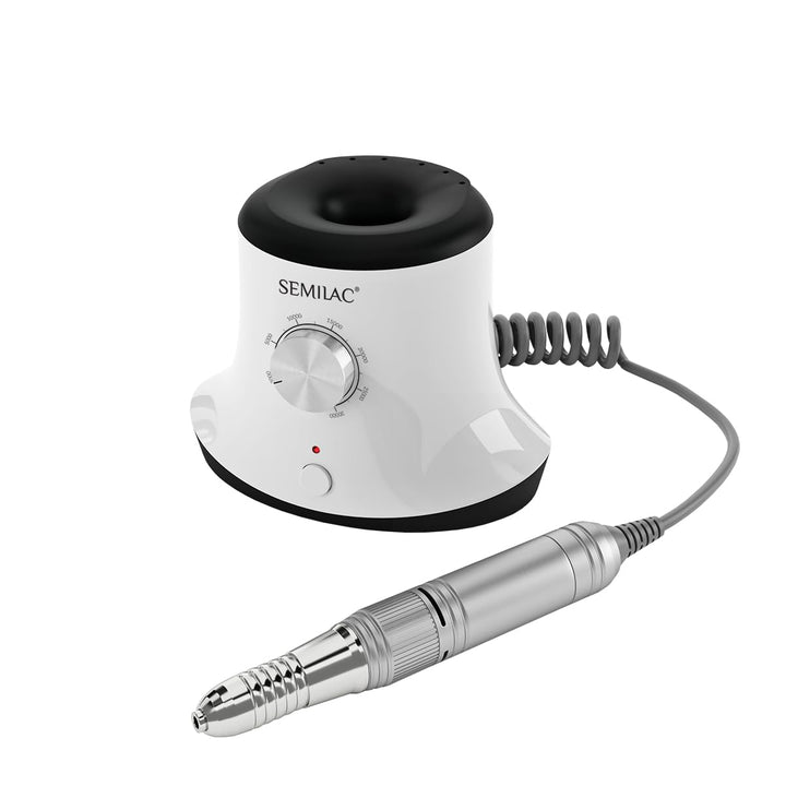 Semilac Nagelfräser 24W – Elektrischer Nagelbohrer für UV-, Gel- und Acryl-Lack, Handlich, Leise & V