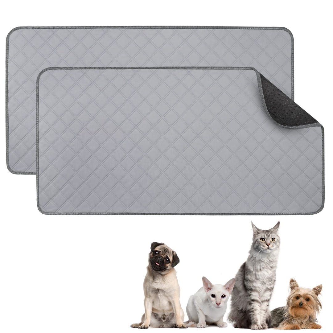 VavoPaw Kleintier Teppich Saugfähige Käfigmatte, 2 PCS 120x60cm Liner Fleece Wiederverwendbar Pad mi