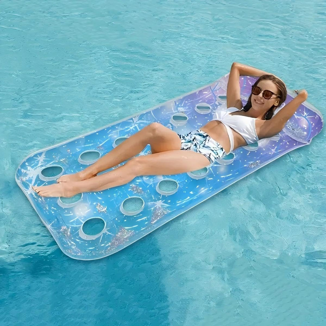 Aufblasbarer Luftmatratze Pool, Wasser Pool Luftmatratze für Erwachsene, Luftmatratze Pool Erwachsen