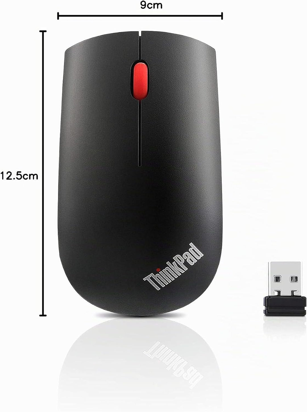 Lenovo ThinkPad Essential Wireless Mouse - Black 4X30M56887 Single, Single