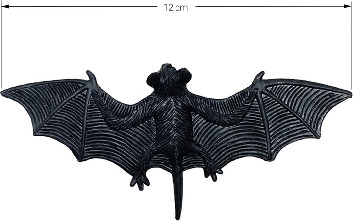 Oblique Unique® Horror Streudeko Fledermäuse 6 Stück Fledermaus Tischdeko für Halloween Deko Faschin