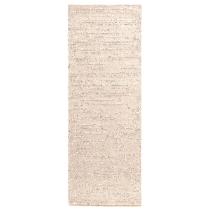 Kurzflor Laufer Flur Wohnzimmer Beige 80 x 200 cm - Moderner Wohnzimmerteppich- Waschbar Teppich, Be