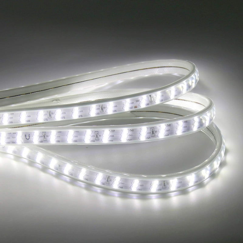 FOLGEMIR 3m LED Band – Kalt Weiss, 3 schiefe Reihen 2835 SMD 180 Leds/m Strip, ganz helle Beleuchtun