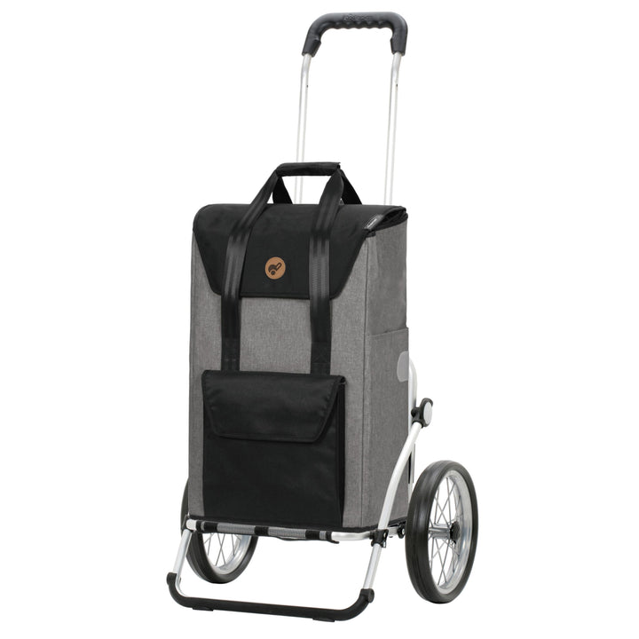 ANDERSEN Einkaufstrolley - Royal Shopper Senta 2.0 grau 49 L Einkaufswagen, stilvoll, wasserabweisen