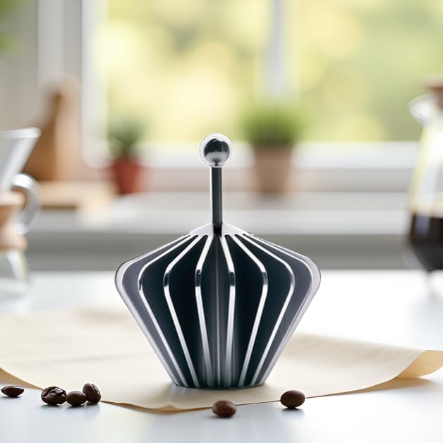 Codale Coffee Filterpapierpresse Kaffeefilterhalter aus Metall für Filtersieb und V60-Filterpapier z