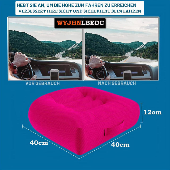 Sitzauflage/Sitzerhöhung Auto, Sitzkissen/Stuhlkissen 40x40 Bürostuhl Ergonomisch Orthopädisches Sit
