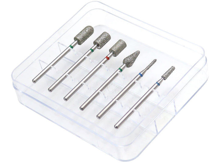 Diamantschleifer Fräser-Set 7-Teilig für Fusspflege und Maniküre