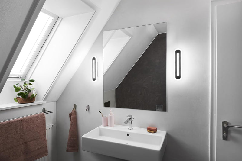 LEDVANCE Smart LED Badezimmerlampe black, 1600LM, 3000-6500K, 400mm x 70mm, IP44, Orbis Bath Wandleu