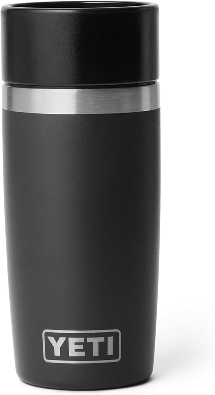 YETI Rambler Reiseflasche, Vakuumisolierter Edelstahl Mit Commuter Verschluss, Black, 12 oz (355 ml)