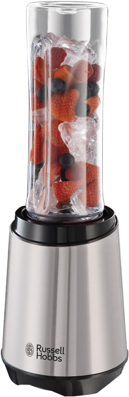 Bundle Set: Russell Hobbs Mixer - Standmixer & Smoothie Maker to go [23.500 U/min Power-Motor] inkl.