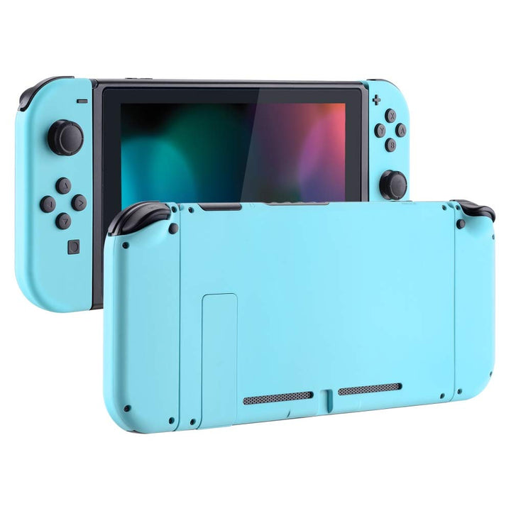 eXtremeRate Hülle Case für Nintendo Switch Joycon/Konsole, Rückgehäuse&Kickstand für Switch Console,
