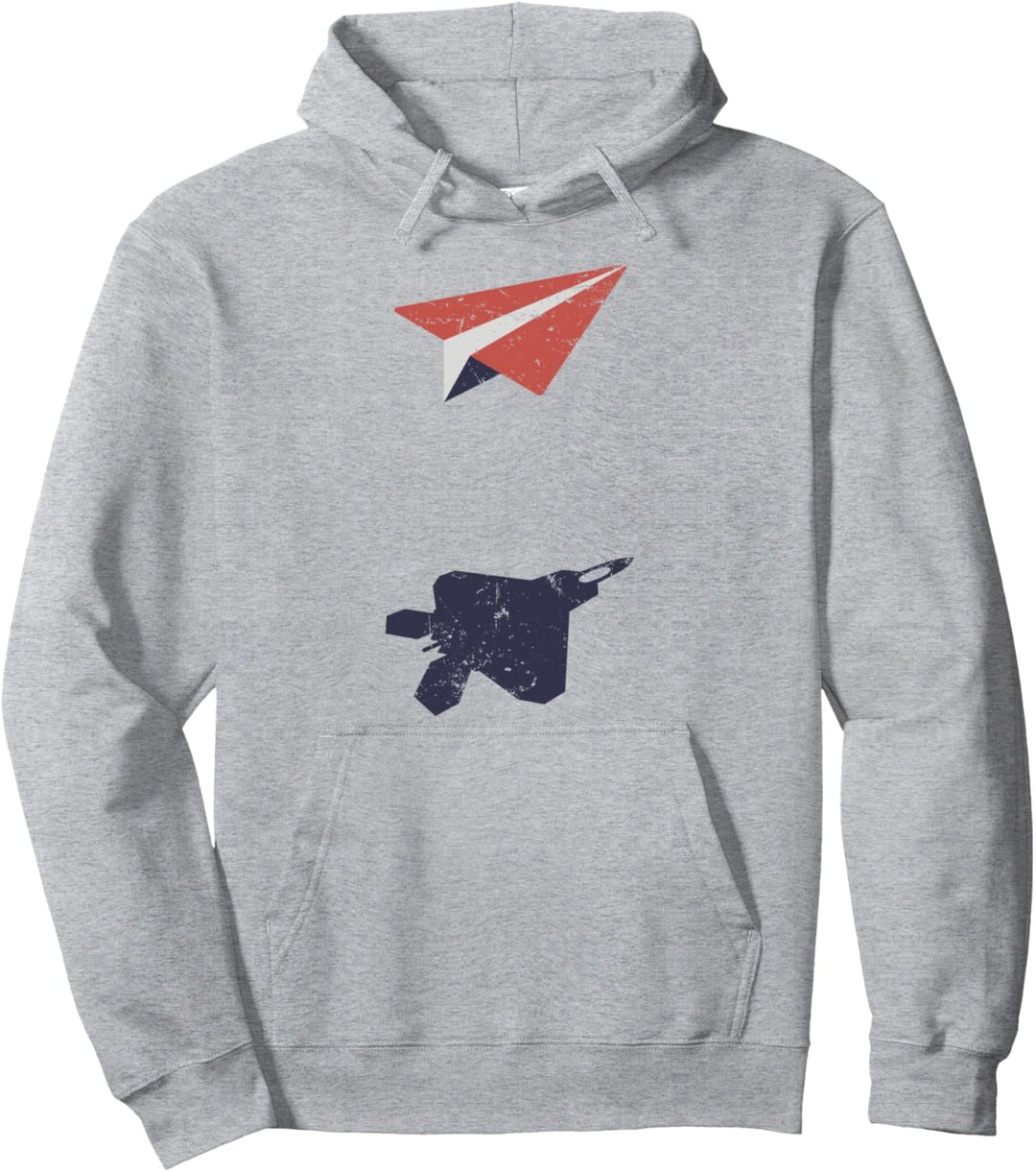 Kampfjet-Pilotengeschenk Vintage Pullover Hoodie