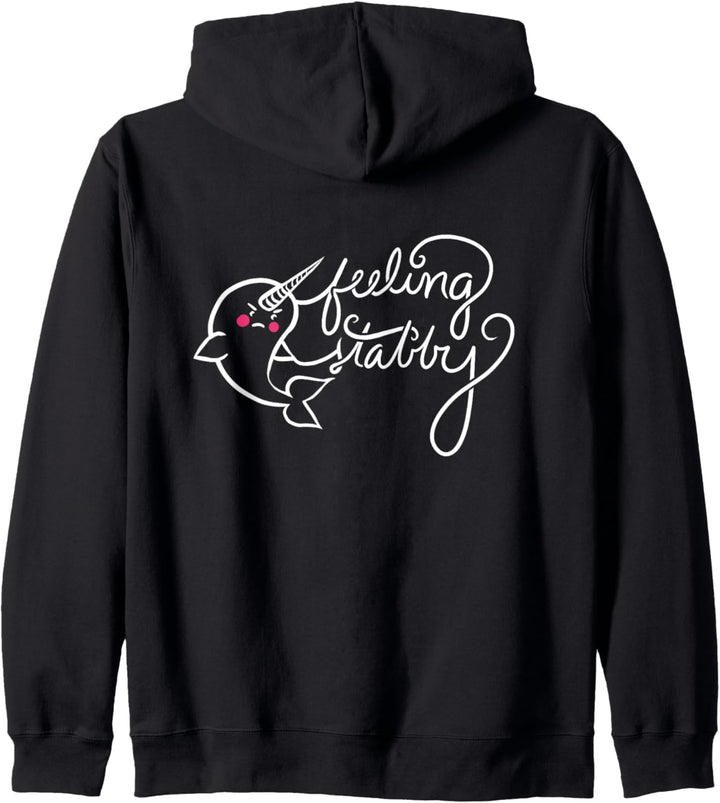 Feeling stabby Narwhal Kapuzenjacke