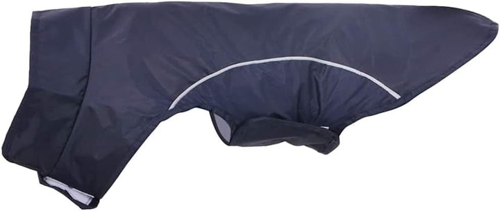 vidaXL Hunde Regenmantel mit Reflexstreifen Polyester Marineblau XXS, Hundemantel, Hundejacke, Regen