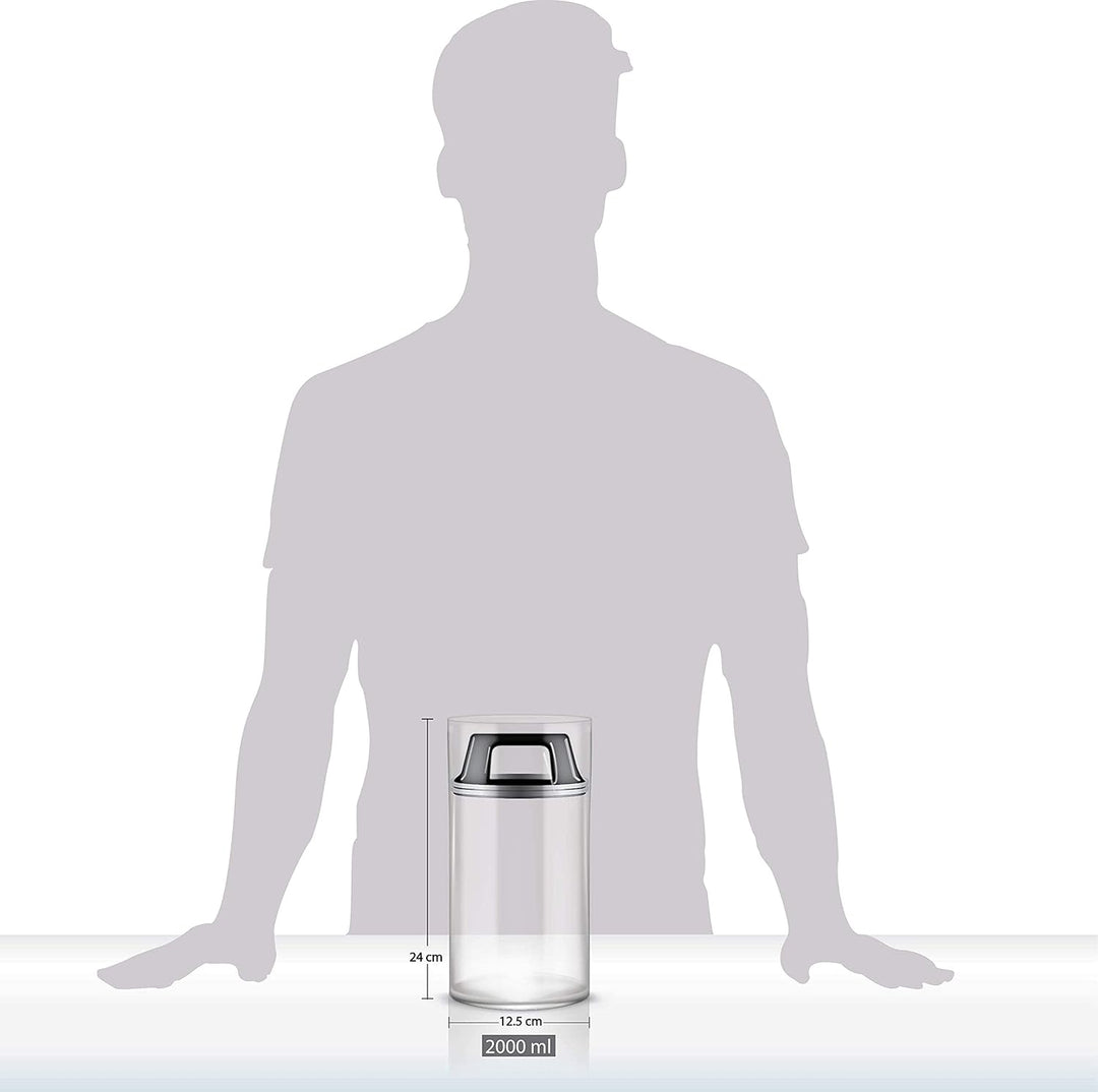 Kitchen&Co. Kaffeedose mit Vakuumdeckel, Luftdichte Aufbewahrung, Vorratsdose luftdicht, mottensiche