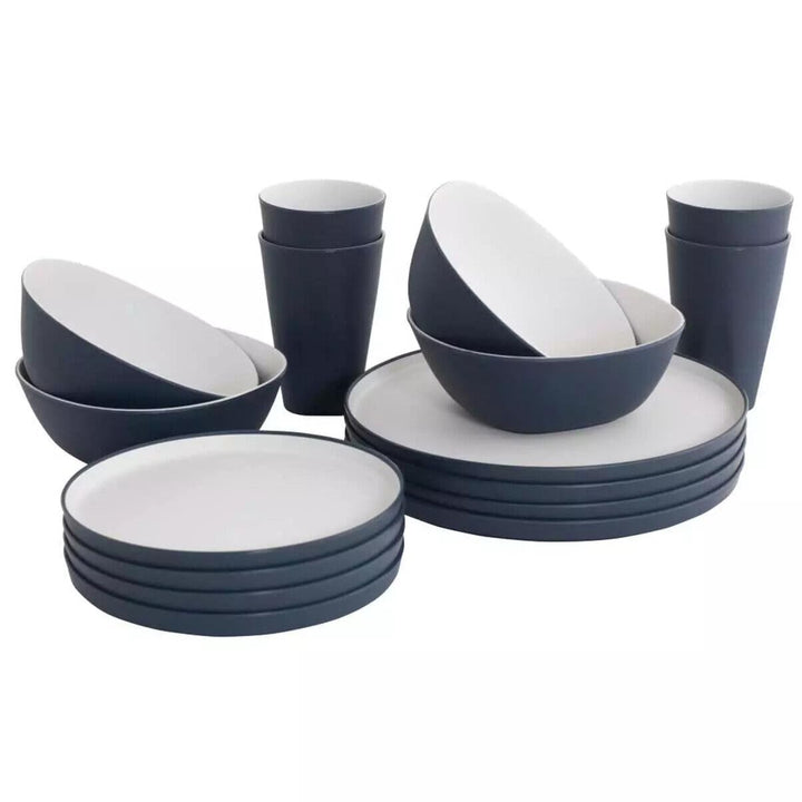 Outwell Gala 4 Person Dinner Set Geschirr-Set Navy Night Gr. Einheitsgrösse