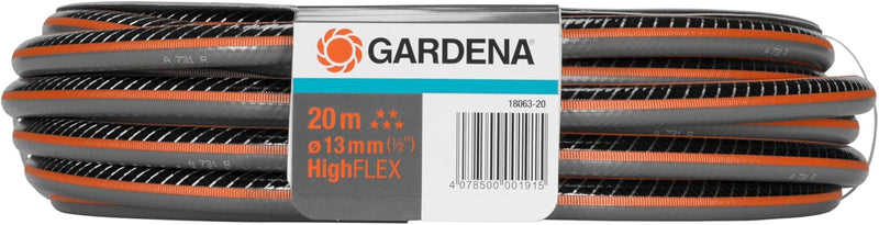 Gardena Comfort HighFLEX Schlauch 13 mm (1/2 Zoll), 20 m: Gartenschlauch mit Power-Grip-Profil, 30 b