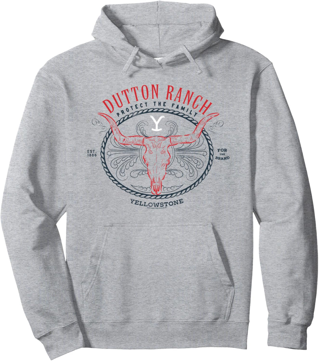 Yellowstone Two Color Protect The Family Pullover Hoodie