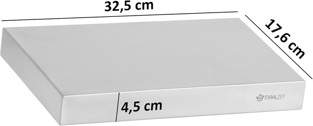 Mahlzeit Kühl Servierplatte | 32,5 x 17,6 x 4,5 cm, Serviertablett für GN 1/3 | Kühltablett, Gastro