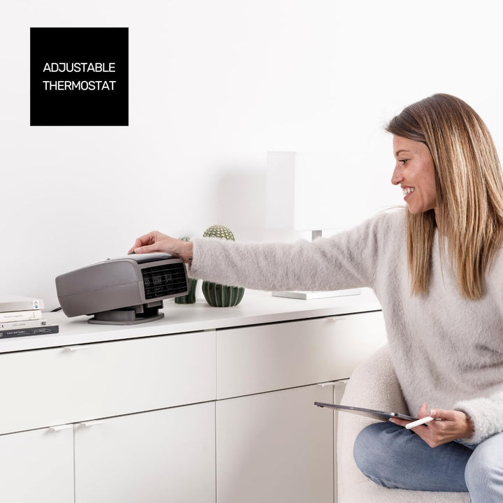 Taurus CA2400 Heizlüfter, 2400 W, 2 Heizleistungen, Kaltluftventilator, regulierbarer Thermostat, ko