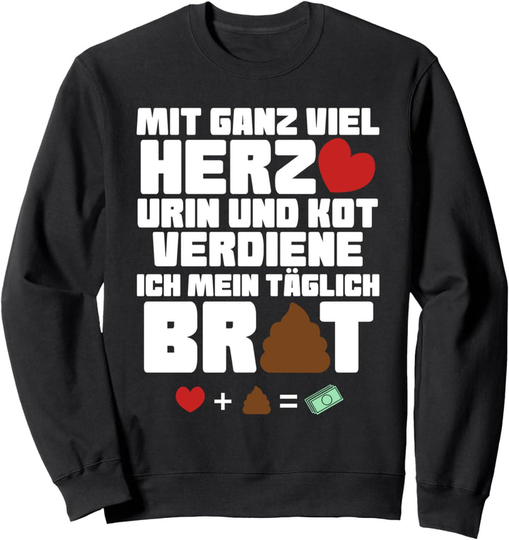 Lustiges Altenpfleger/in Krankenschwester Sweatshirt