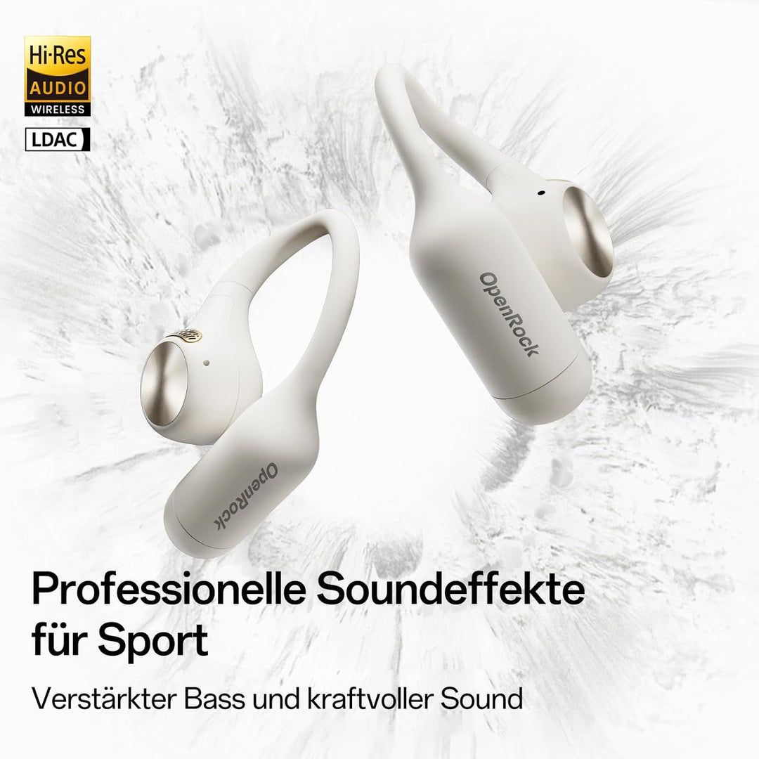 S2 Open-Ear Kopfhörer, 7G-Ultraleicht-Design, Hi-Res LDAC-Audio, dreifach wasserfest, Bluetooth 6.0,
