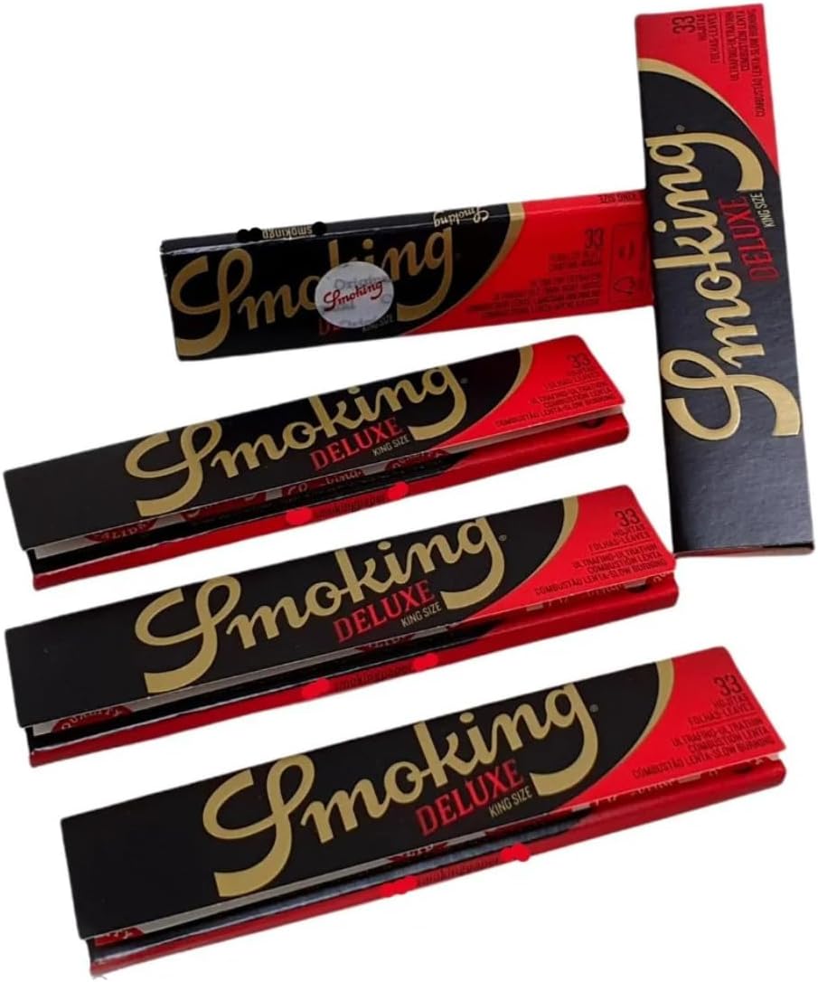Smoking King Size de Luxe schwarz