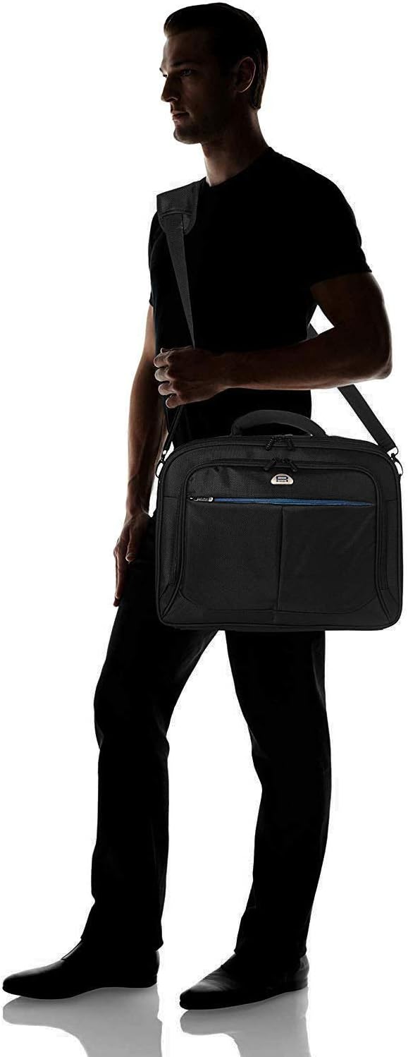 PEDEA Laptoptasche "Premium" Umhängetasche Notebook-Tasche 17,3 Zoll (43,9cm) inkl. Notebookschloss,