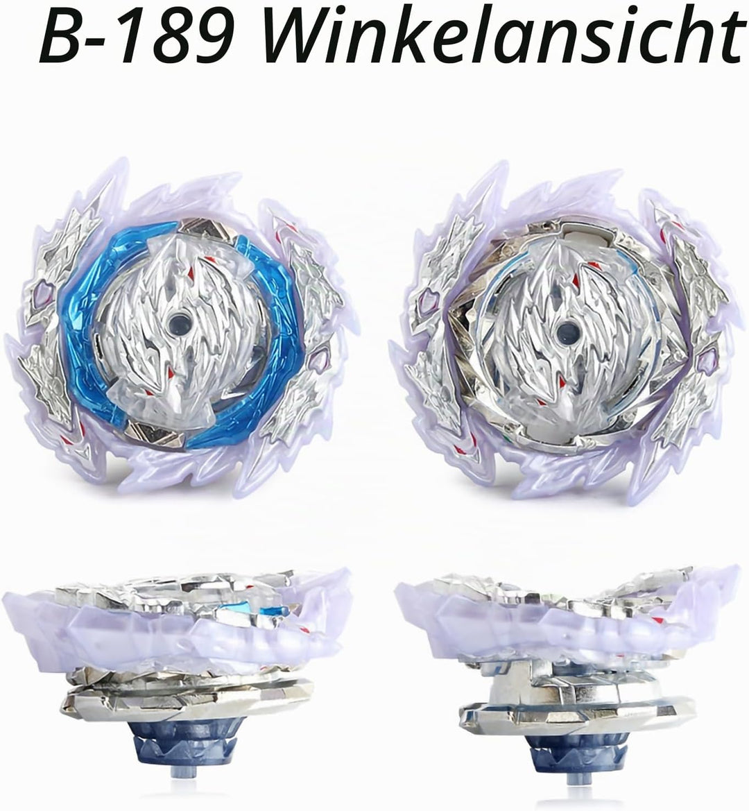 Gyros Turbo Set, 4D Metall Fusion Kampf Kreisel, Mit Battling Top Launcher, Geschenk-Sets,(B-192+B-1