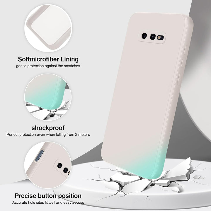 GiiYoon Silikonhülle Kompatibel mit Samsung Galaxy S10e, Ganzkörperhülle, seidig weiche Haptik Handy