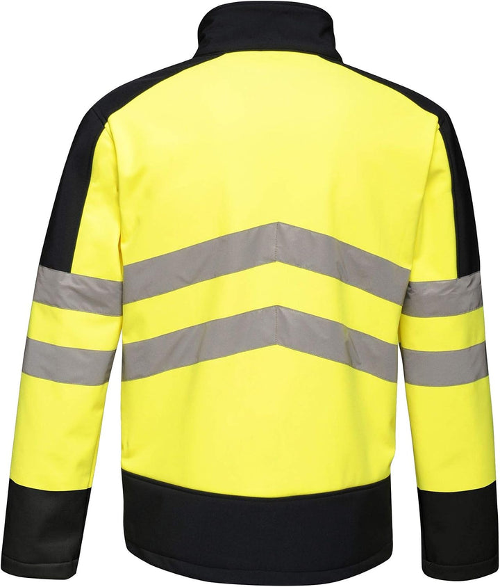 Regatta TRA625 5LV70 Professionelle Warnschutz-Softshelljacke, wasserdicht und atmungsaktiv, Orange/