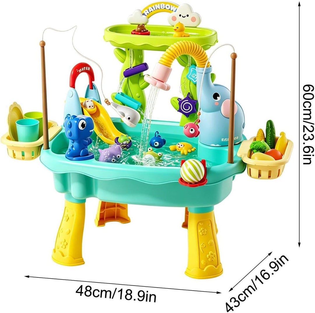 Wasserspieltisch Elefanten-Design Sensorik-Waschbeckenspielzeug | Kinder Aktivitätstisch Für Hinterh