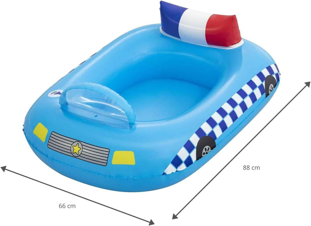 Bestway Funspeakers Kinder-Schlauchboot "Polizeiauto" 97 x 74 cm
