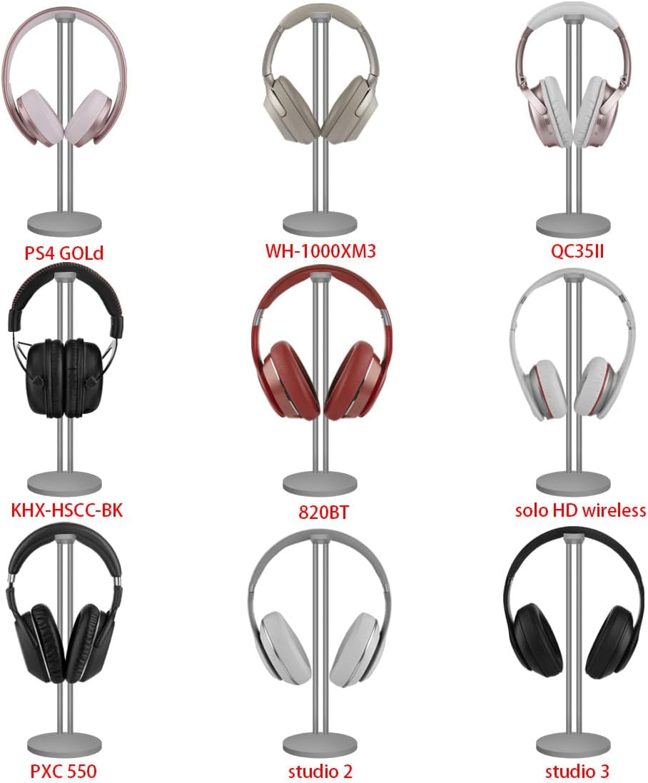 Geekria Kopfhörer Ständer Kompatibel Mit Bose QC25, QC35, ATH, Sony WH-1000XM4, WH-1000XM3, AKG, JBL