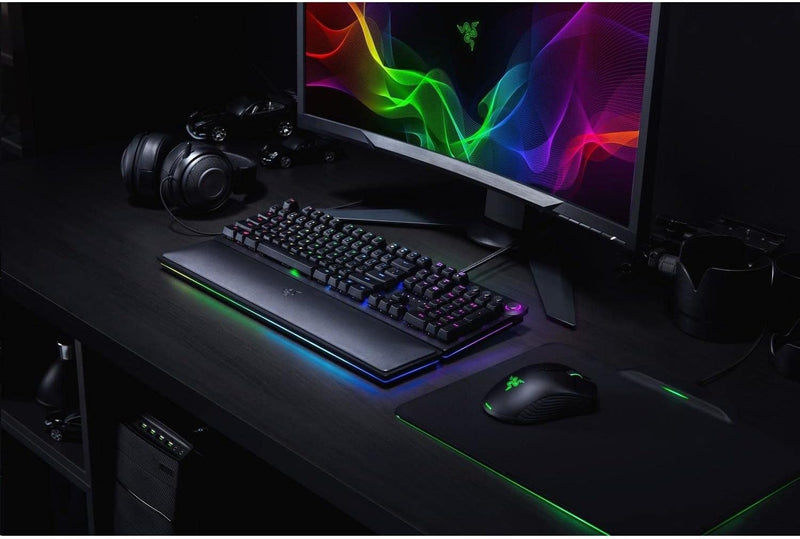 Razer Huntsman Elite Mechanische Gaming-Tastatur, Opto-Mechanische Taste, UK-Layout, Hunstman Elite