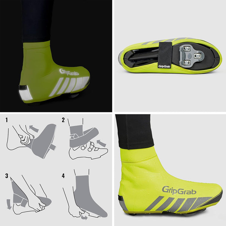 GripGrab RaceThermo Winter Rennrad Neopren Überschuhe wasserdichte Warme Reissverschlusslose Thermo
