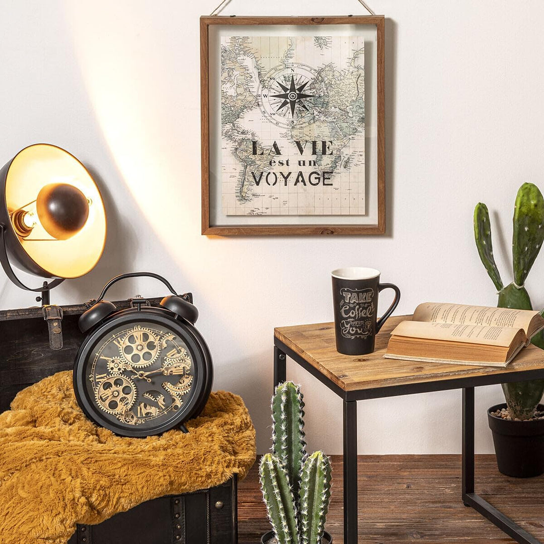 Set aus 3 braunen Couchtischen Edena