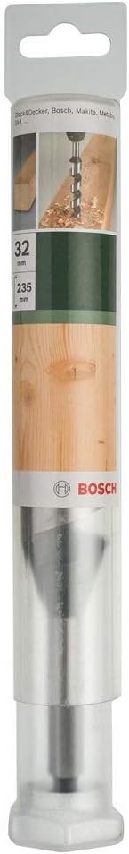 Bosch Holzschlangenbohrer mit 1/4 Zoll-Sechskantschaft (Ø 32 mm), 32 mm